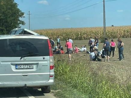 Accident cu 8 victime în Bihor, în zona Valea lui Mihai. 21 de persoane implicate. A fost activat planul roșu! (FOTO / VIDEO)
