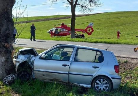 Accident cu 4 victime pe DN 1, în Bihor, în Valea Mare de Criș. Printre răniți, o fetiță de 7 ani