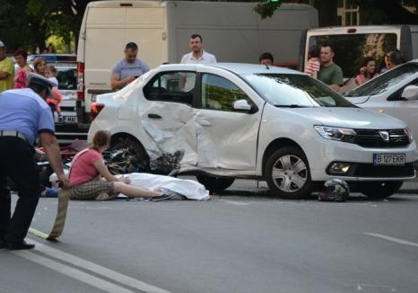 Accident grav pe strada Transilvaniei din Oradea: Victima, un motociclist, şi-a pierdut viaţa! (FOTO/VIDEO)