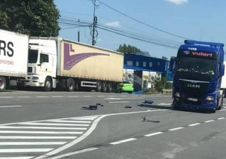 Accident pe şoseaua Borşului: Şoferul care l-a provocat circula beat criţă (FOTO)