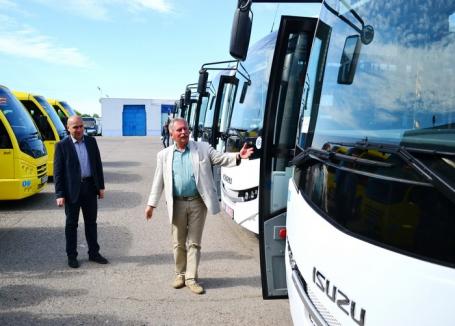 OTL a cumpărat cu o jumătate de milion de euro şapte autobuze noi cu antene GPS şi wi-fi (FOTO)