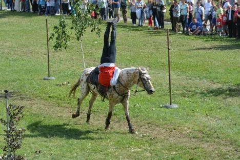 Zilele Sfântului Ladislau s-au încheiat cu acrobaţii pe cai şi un concert dat de regele rock’n’roll-ului din Ungaria (FOTO)