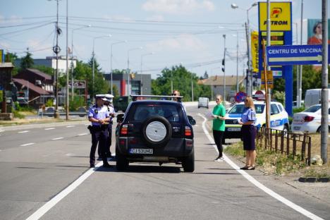 Pregătiți de Untold: Câinele Dit, specializat în detectarea drogurilor, și polițiștii bihoreni îi verifică pe șoferii care intră în țară prin Borș (FOTO/VIDEO)