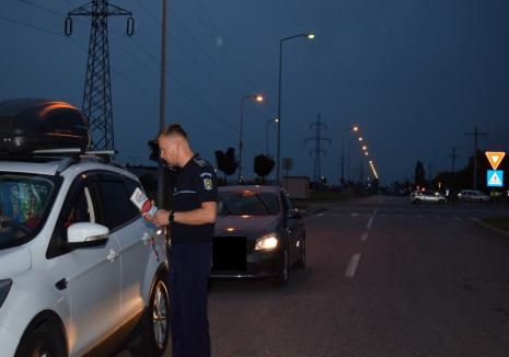 Poliţiştii bihoreni i-au invitat la cafea pe şoferi, pentru a-i ţine treji şi atenţi la volan (FOTO)