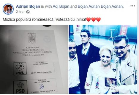 Bihorean amendat de poliţişti cu 1.500 lei, pentru că a postat pe Facebook poză cu votul dat lui Dăncilă