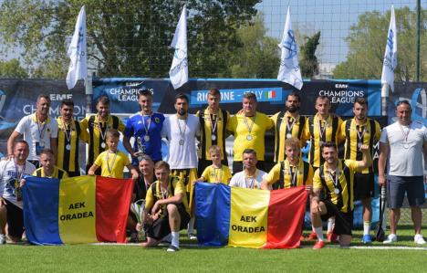 Competiţie majoră în acest an în Oradea: Turneul final al Ligii Campionilor Europeni la minifotbal