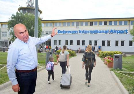 'Formula câştigătoare': Primarul Ilie Bolojan îşi doreşte o 'alianţă' între aeroporturile din Oradea şi Debreţin