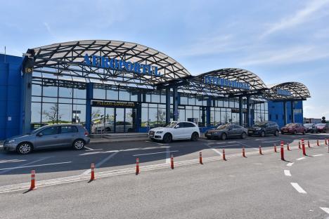 Noutate la Aeroportul Oradea: toate plecările și sosirile se fac prin terminalul vechi și prin containere modulare (FOTO)