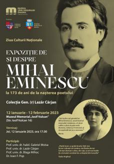 Muzeul Țării Crișurilor anunță o expoziție de carte „de și despre Mihai Eminescu”