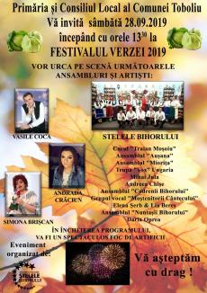 Festivalul Verzei, în acest sfârșit de săptămână, la Toboliu: vezi programul manifestărilor!