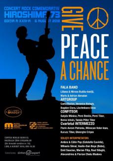 'Hiroshima 73 – Give Peace a Chance', concert rock comemorativ la noul Muzeu