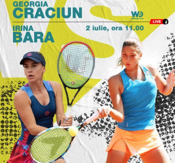 Irina Bara deschide, joi, turneul de tenis Winners Open de la Cluj. Competiţia va fi transmisă online