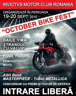 October Bike Fest: Motocicliştii chefuiesc, în weekend, în Băile 1 Mai