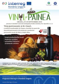 Târg gastronomic și de vinuri - VINUL ŞI PÂINEA în parcarea Aushopping Oradea, 19-20 septembrie 2020