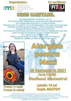 Ajutor pentru Maxi! Cros caritabil în Sântandrei, pentru un băieţel de 12 ani cu dizabilităţi