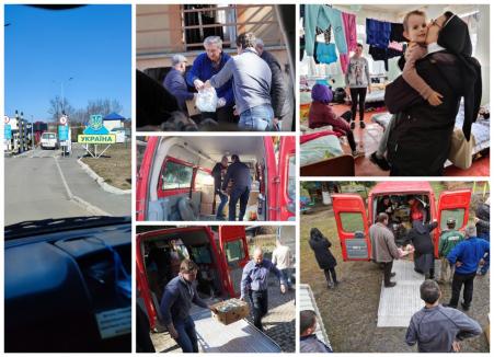 Un nou transport cu 60 tone de ajutoare din Bihor a ajuns în Ucraina. Şoferi au fost edilii din Sâniob, Săcueni, Curtuişeni şi Valea lui Mihai (FOTO/VIDEO)