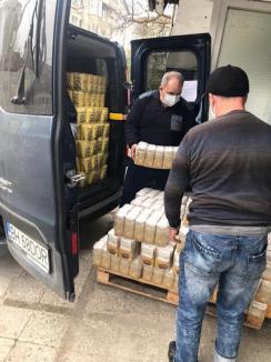 Donaţie de 10 tone de făină pentru săracii Oradiei, făcută cu ocazia Sărbătorilor de Paşti (FOTO)