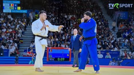 Judoka orădean Alex Creț, eliminat în optimile de finală de la Jocurile Olimpice 2024 (VIDEO)