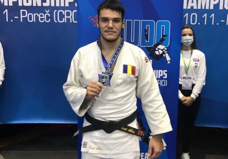 Orădeanul Alex George Creţ a cucerit titlul de vicecampion european de judo juniori