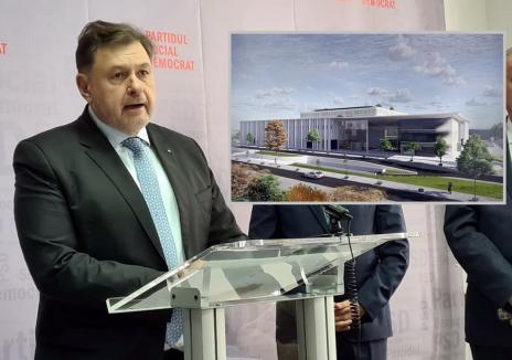 De la sediul PSD Bihor, ministrul Alexandru Rafila anunță alocarea finanțării pentru noul spital din Oradea 