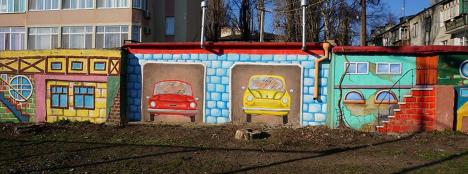 Made in Ukraine: Un tânăr pictor ucrainean, refugiat la Oradea, propune proiecte pline de culoare pentru oraș (FOTO / VIDEO)