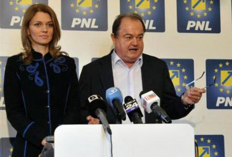 Liderii PNL, Alina Gorghiu şi Vasile Blaga, vizită de două zile în Bihor
