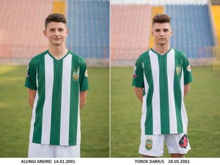 Fotbal: CAO Oradea dă doi jucători la acţiunea lotului naţional de juniori U18 de la Cluj
