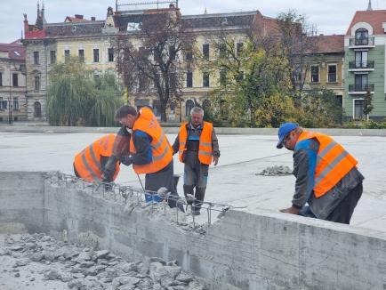 Au început lucrările la piațeta Independenței din Oradea. Cum va arăta la final (FOTO)