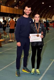 Orădeanca Andra Danciu, de la LPS Bihorul, şi-a adjudecat bronzul la etapa finală a Campionatului Naţional de Atletism U16