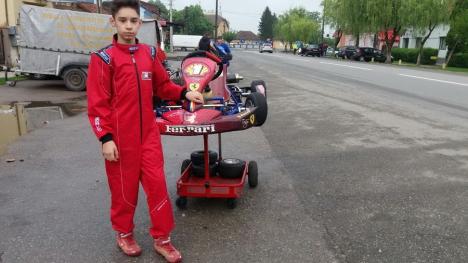 Antonio Cohuţ a câştigat clar concursul internaţional de karting de la Chişineu Criş (FOTO)