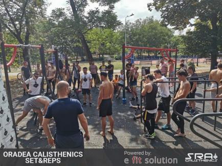 Sport în parcuri: Prima competiție de Calisthenics din Oradea (FOTO)