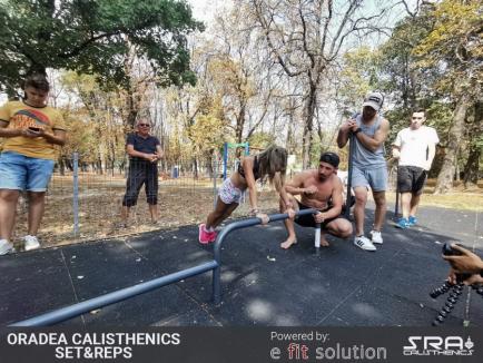 Sport în parcuri: Prima competiție de Calisthenics din Oradea (FOTO)