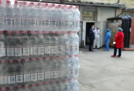 European Drinks și Izvorul Minunilor, donație importantă de apă către Spitalul Clinic Municipal din Oradea