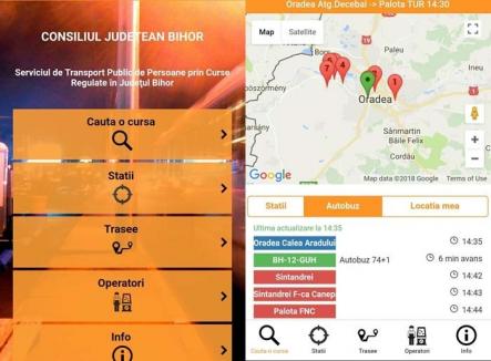 Aplicaţie de mântuială: Abia lansată de preşedintele CJ, aplicaţia Bus Bihor dă rateuri