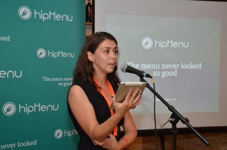 hipMenu s-a lansat la Oradea. Aplicaţia care îţi permite să comanzi mâncarea cu un click (FOTO)