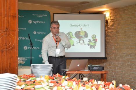 hipMenu s-a lansat la Oradea. Aplicaţia care îţi permite să comanzi mâncarea cu un click (FOTO)