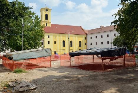 Vechea catedrală gotică din Cetatea Oradea va fi pusă în valoare printr-un arheoparc