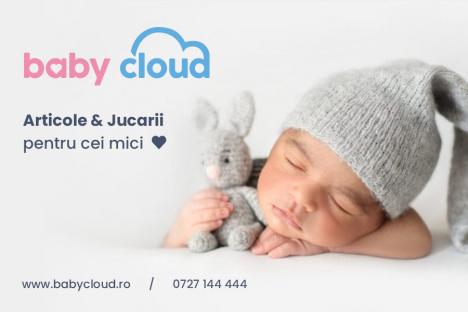 Descoperă BabyCloud.ro, magazinul online cu îmbrăcăminte, jucării şi accesorii pentru bebeluşi, lansat în Oradea! 