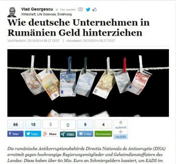 Procurorii din Germania investighează un dosar de corupţie privind contractul EADS de securizare a frontierelor României