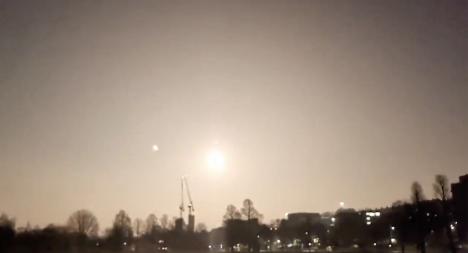 Imagini spectaculoase: un asteroid a luminat cerul Europei (FOTO / VIDEO)