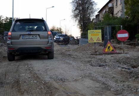 Accesul interzis! Strada Ecaterina Teodoroiu se asfaltează începând de sâmbătă