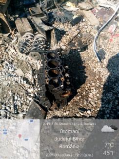 Amenzi de peste 80.000 de lei date în Bihor pentru ateliere ilegale de dezmembrări auto și deșeuri electrocasnice (FOTO)