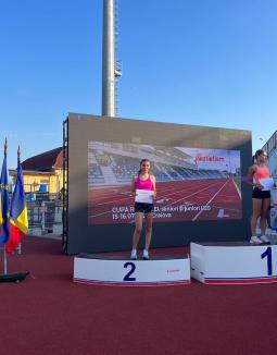 Trei medalii pentru atletele orădene Kiss Kamilla şi Diana Verdeş, la Cupa României de la Craiova
