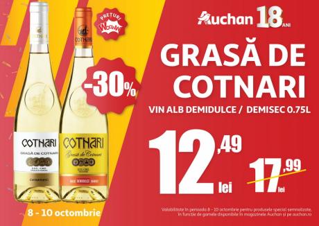 Auchan sărbătorește majoratul cu peste 1.000 de oferte și reduceri de neratat. Iată ofertele săptămânii!