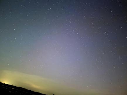 Spectacolul naturii: Aurora boreală şi Perseidele au putut fi admirate în Bihor (FOTO)