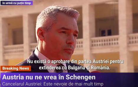 Austria o mai spune o dată: NU vrem România în Schengen. Iohannis: „Încă se discută, se negociază” (VIDEO)