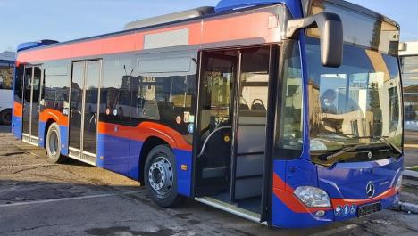 Primul autobuz hibrid cumpărat de OTL a ajuns la Oradea (FOTO)