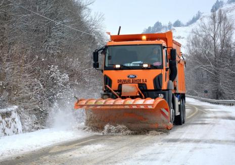 Administratorii drumurilor din Bihor au încasat cele mai multe amenzi din ţară pentru că nu au curățat drumurile de zăpadă!