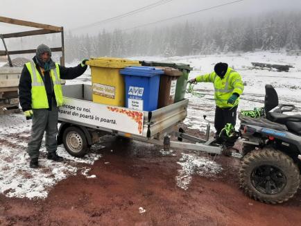 Cum vrea AVE Bihor să colecteze deşeurile în zona montană