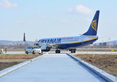 Ryanair anunță 4 zboruri internaționale de pe Aeroportul Oradea, din luna iulie